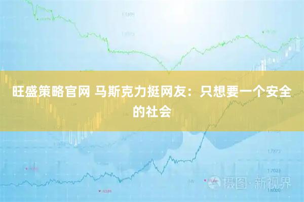 旺盛策略官网 马斯克力挺网友：只想要一个安全的社会